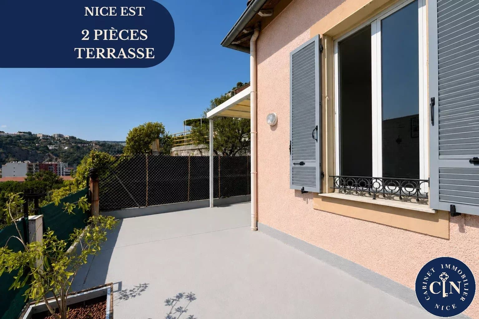 2 pièces 55 m² - Terrasse vue panoramique - Roquebillière