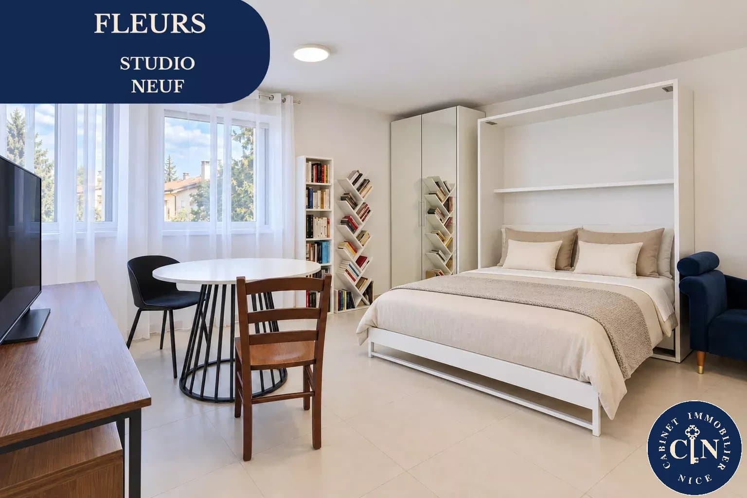Studio 27,11 m² - résidence récente - Gambetta