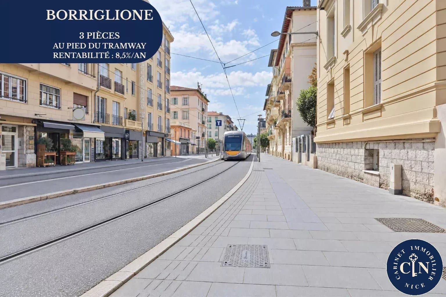 Borriglione 3P Investissement/Résidence principale - 8,5%/an