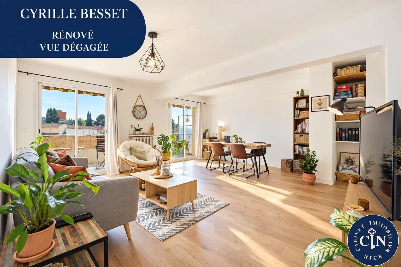3 pièces 61 m² - Dernier étage vue dégagée - Cyrille Besset