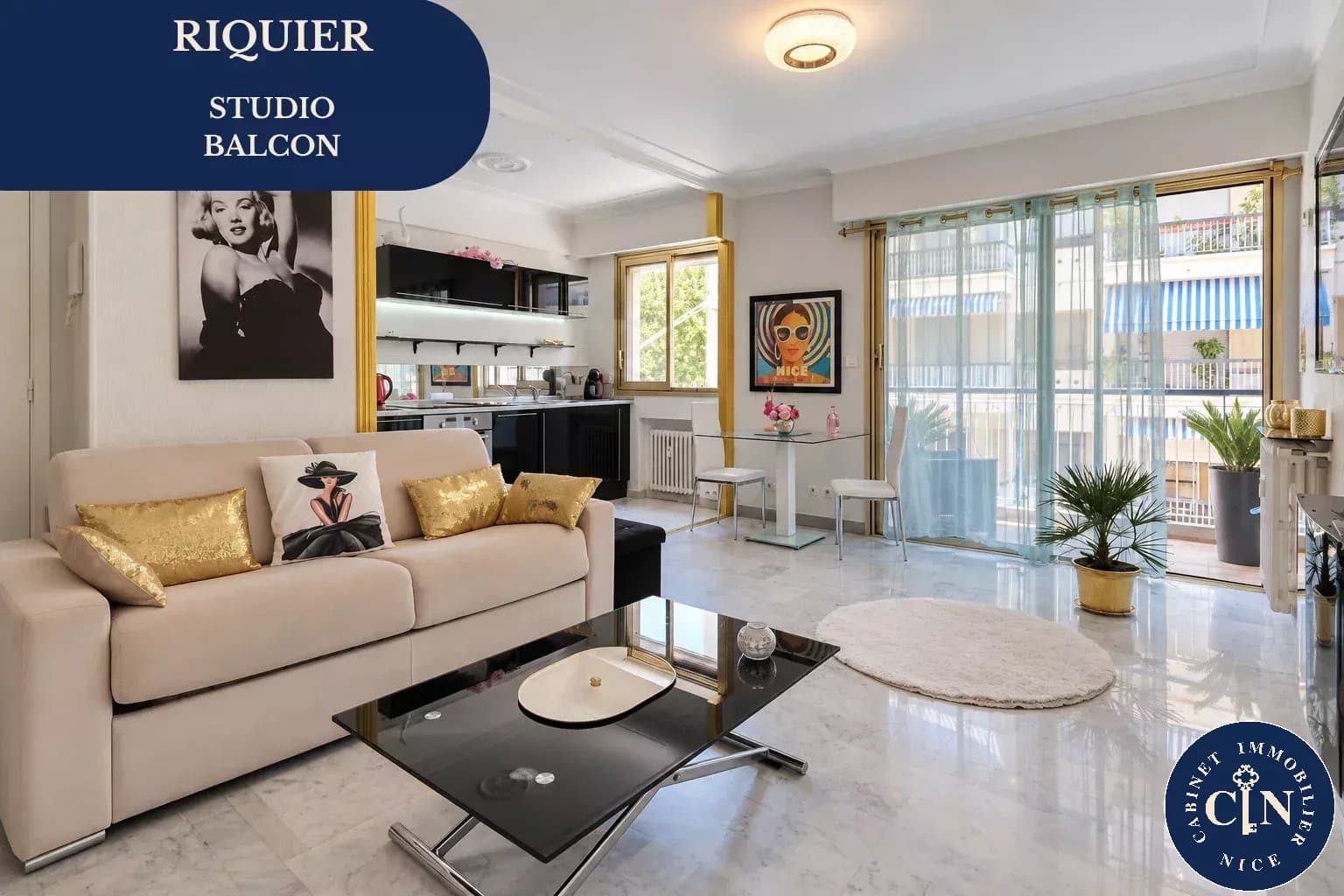 Appartement T1 de 29,51 m² - Riquier - bel extérieur