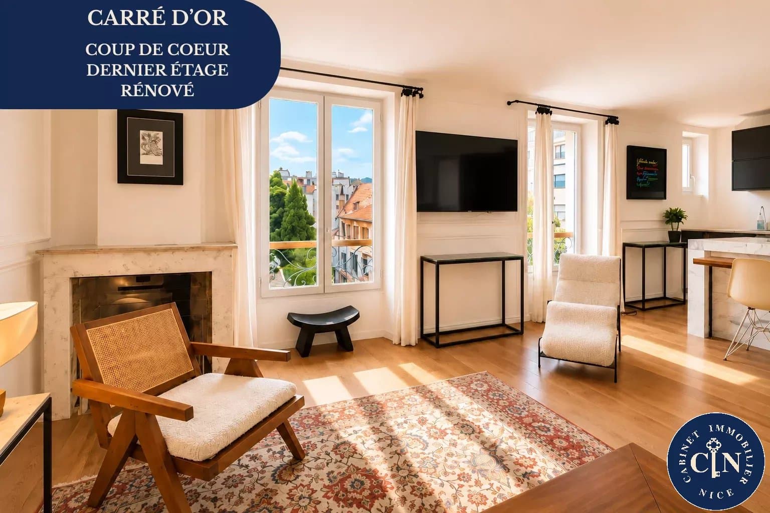 2 pièces - Duplex de charme - Carré d'Or