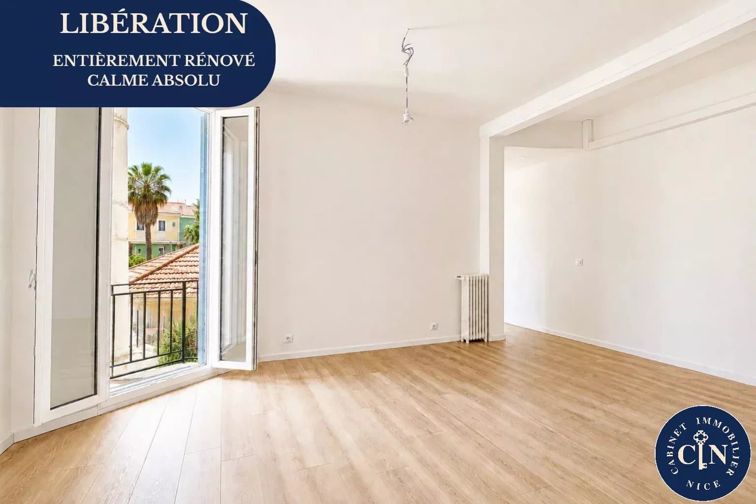 3 pièces 63 m² - Rénové clé en main - Libération