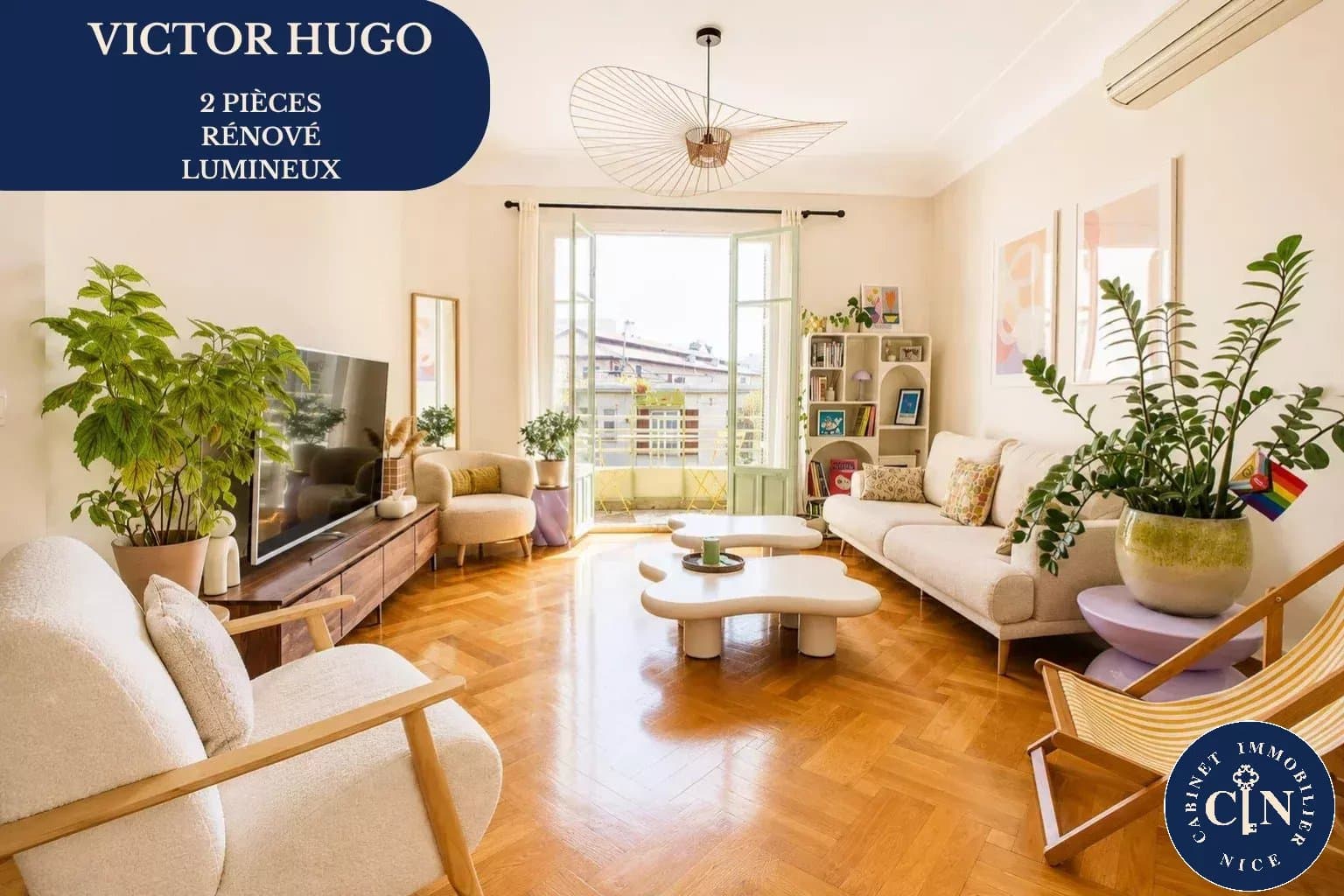 2 pièces 57 m² - Chambre de bonne, sud - Musiciens