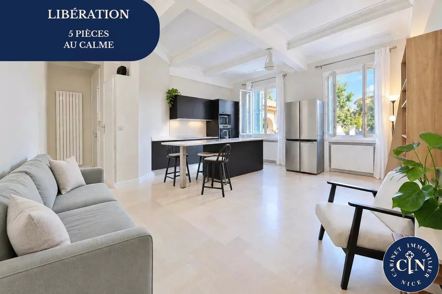 5 pièces 111 m² - 5 Pièces - Au calme - Excellent état