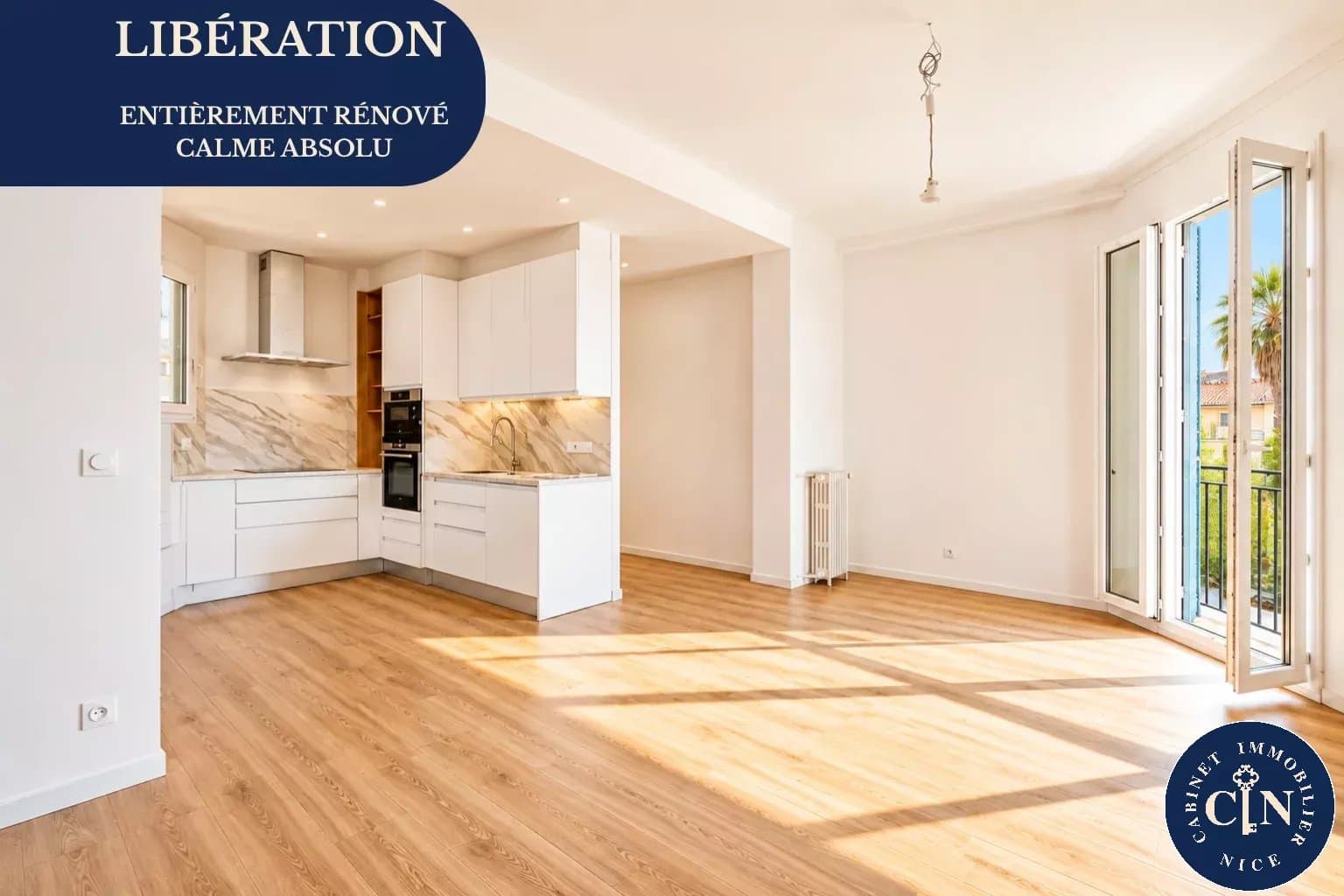 3 pièces 63 m² - Rénové clé en main - Libération