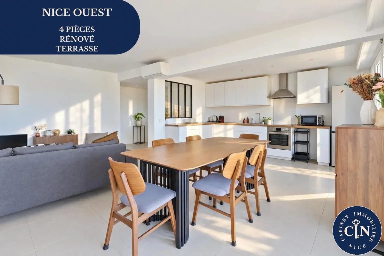 4 pièces 87 m² - Terrasse Sud-Ouest rénové - Sainte-Marguerite - parking en sous sol