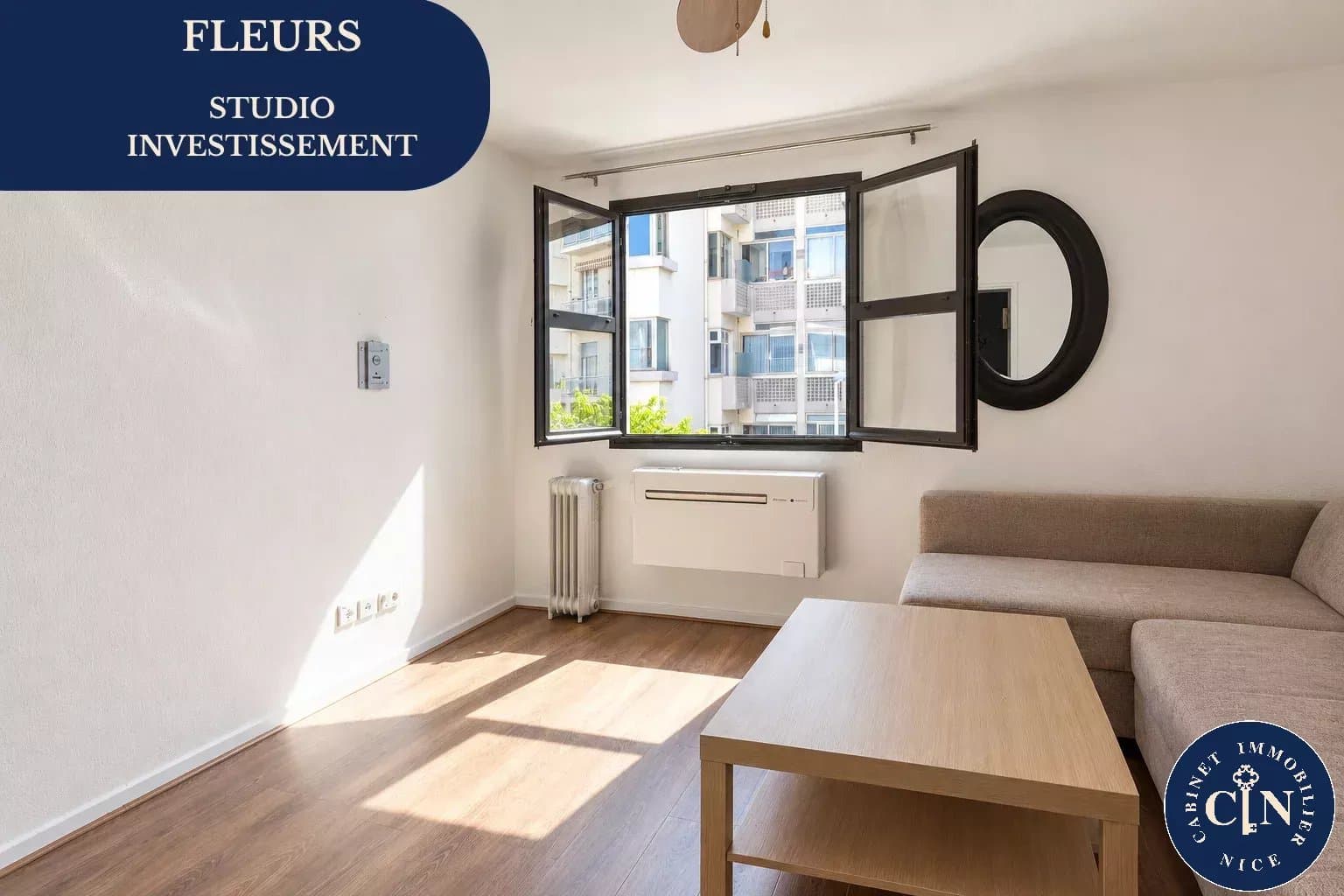 Studio 30,24 m² - Plein sud, centre-ville - Quartier des Fleurs