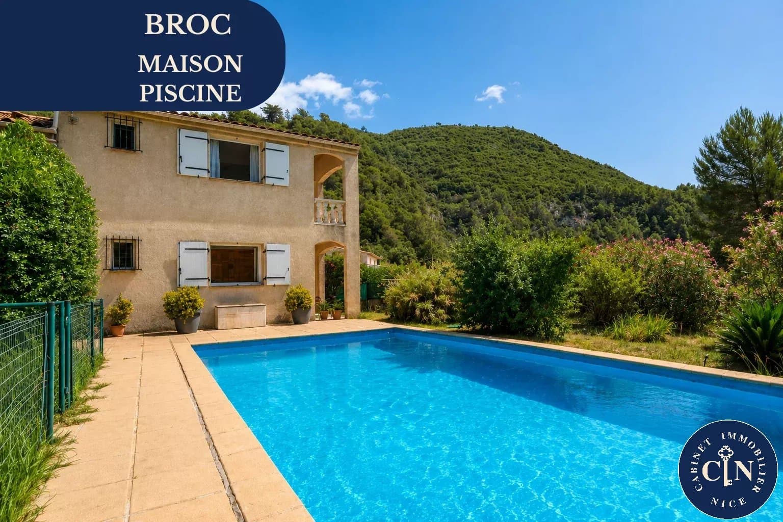 5 pièces 141 m² - Villa piscine chauffée - Le Broc