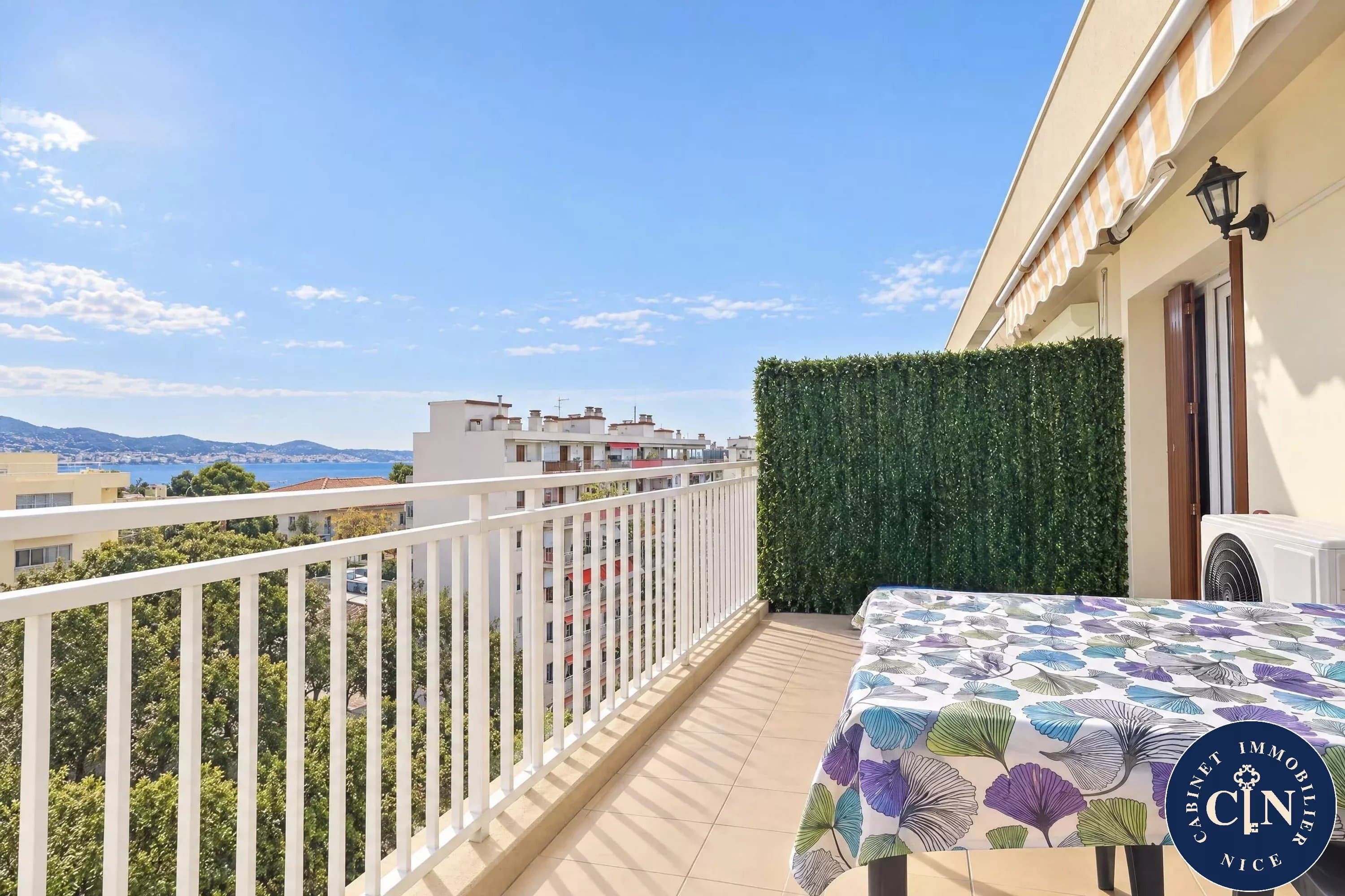 3 pièces 52,42 m² - Terrasse vue mer - Nice Ouest
