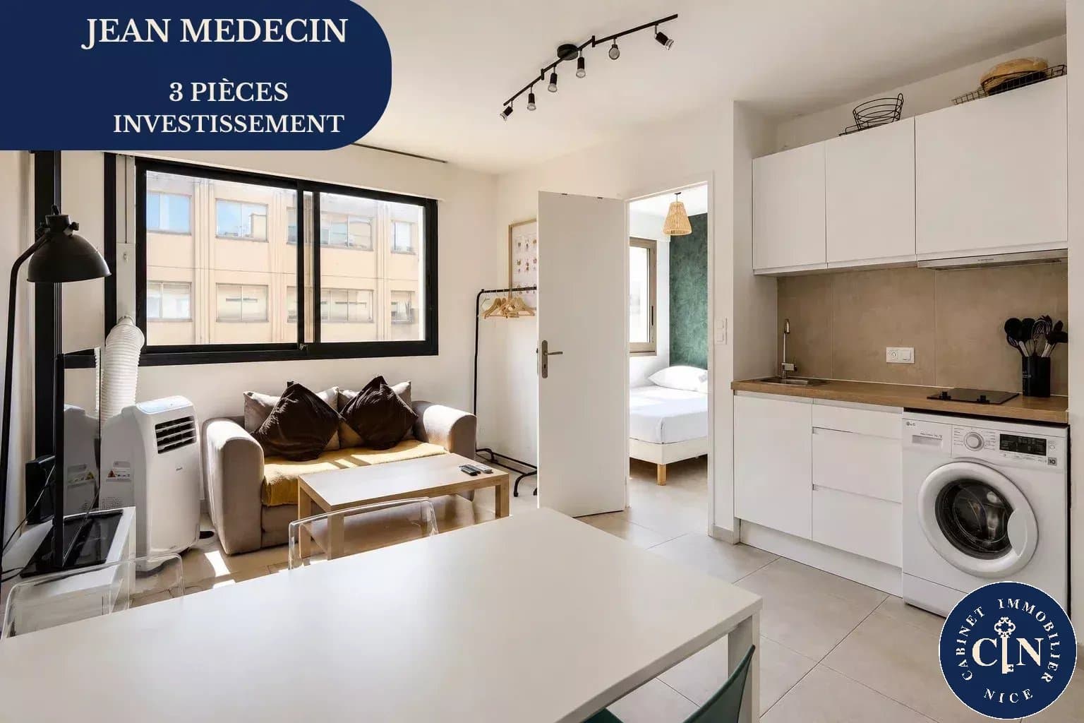2 pièces 31 m² - Meublé - Idéal investissement - Jean Médecin bail emphytéotique 48 ANS